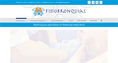 Desktop Screenshot of fisiobronquial.com