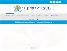 Tablet Screenshot of fisiobronquial.com